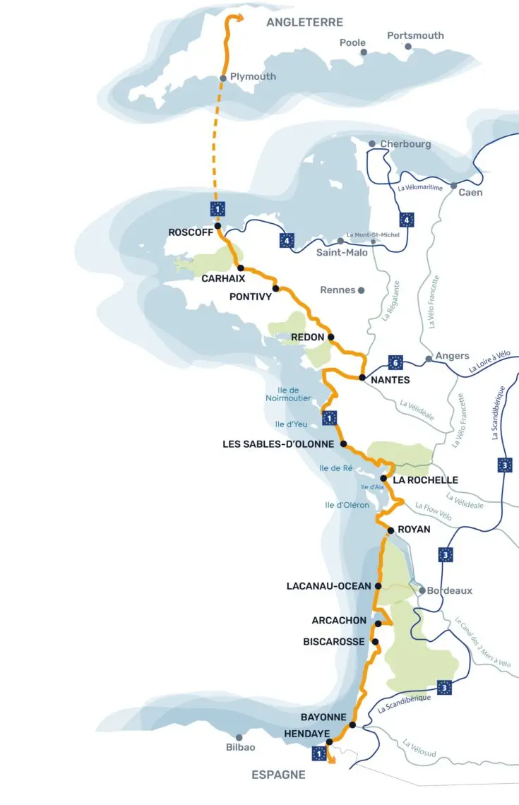 La Velodyssée : : l'itinéraire vélo en France