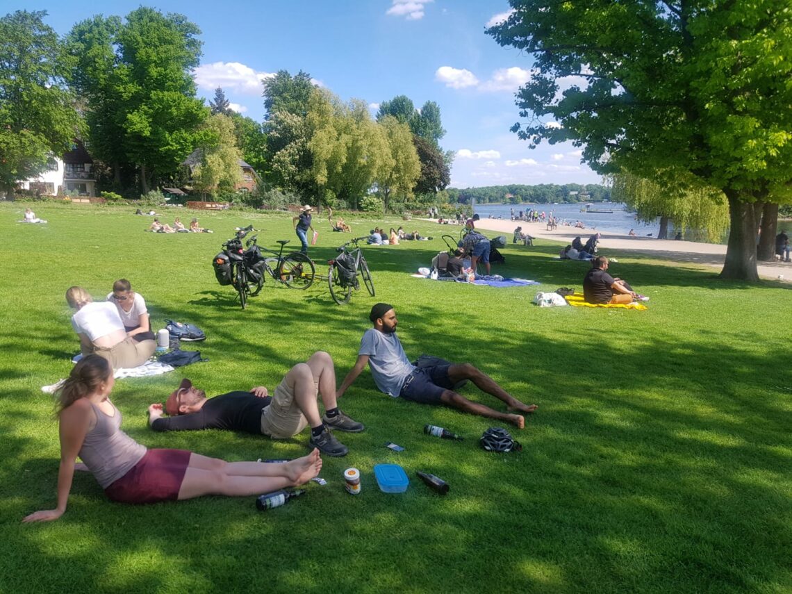 De Berlin à Potsdam à vélo le long de la spree