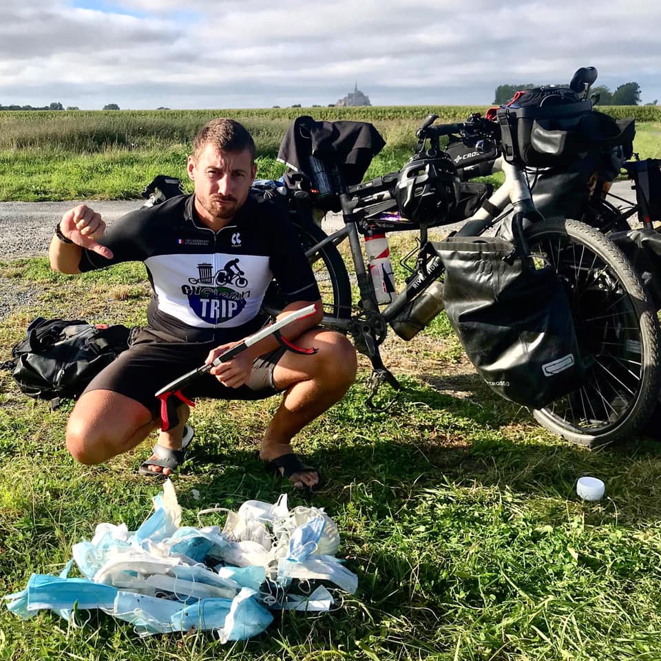 Un voyage à vélo contre les déchets avec Cycleantrip