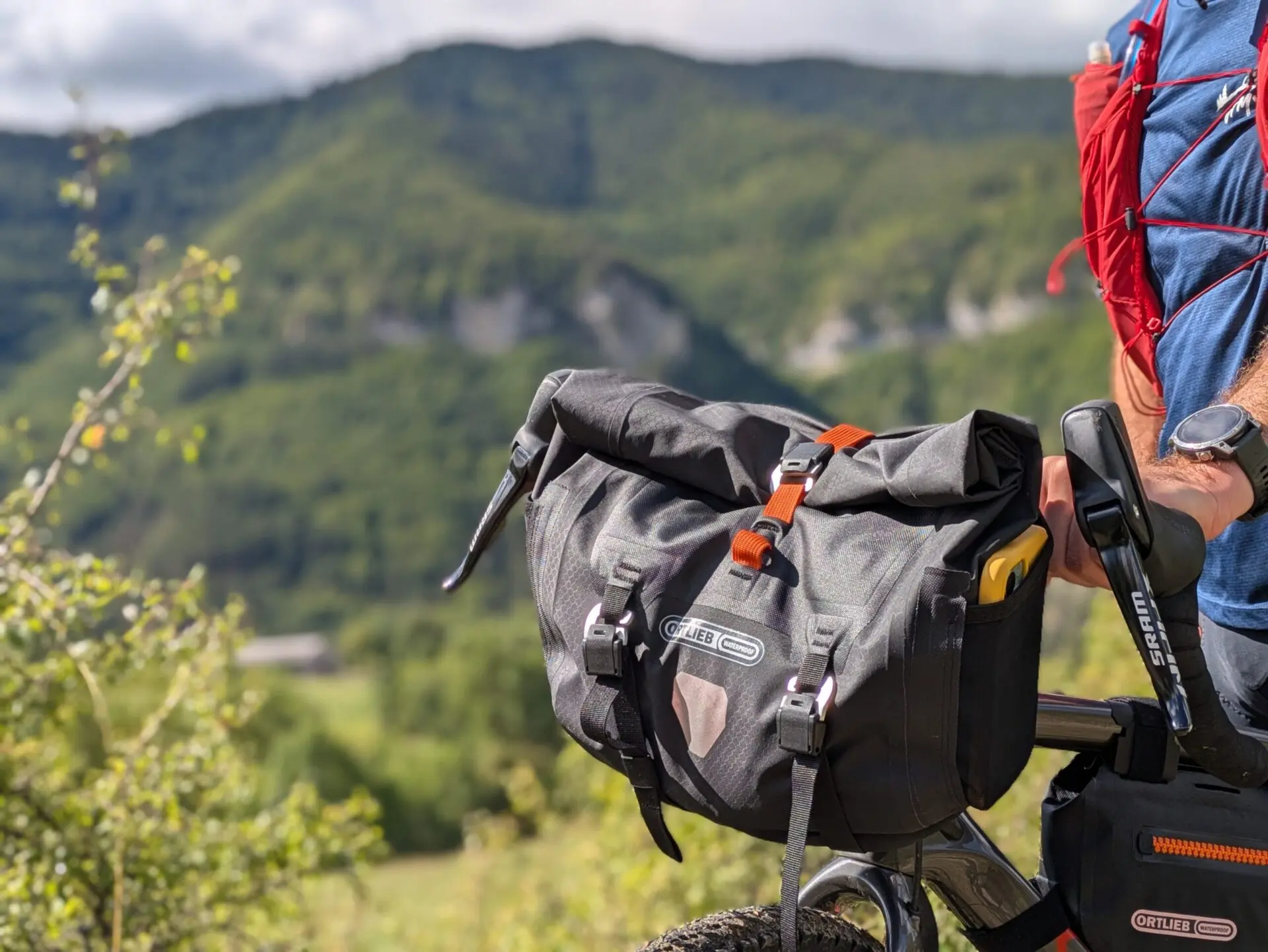 Ortlieb Handlebar-Pack QR 11 L, photographié pendant notre test